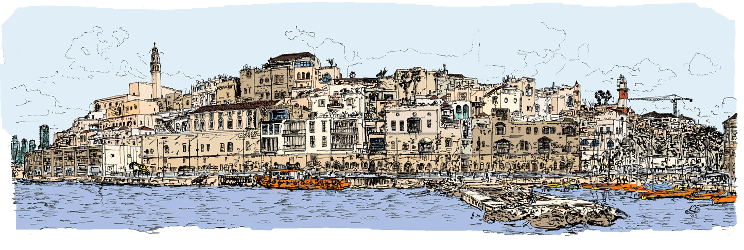 ART PRINT LIMITED TEL AVIV YAFO PANORAMA