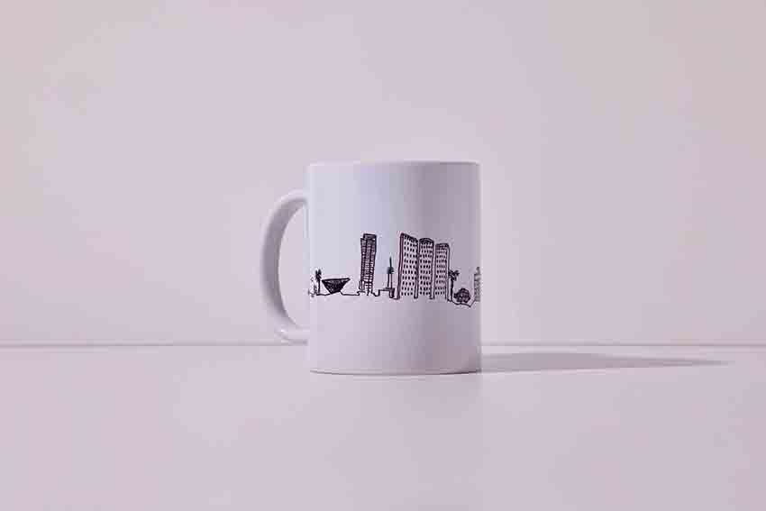 CERAMIC MUG SKYLINE TEL AVIV