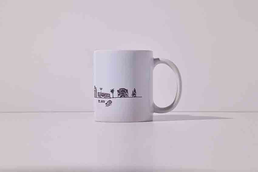 CERAMIC MUG SKYLINE TEL AVIV