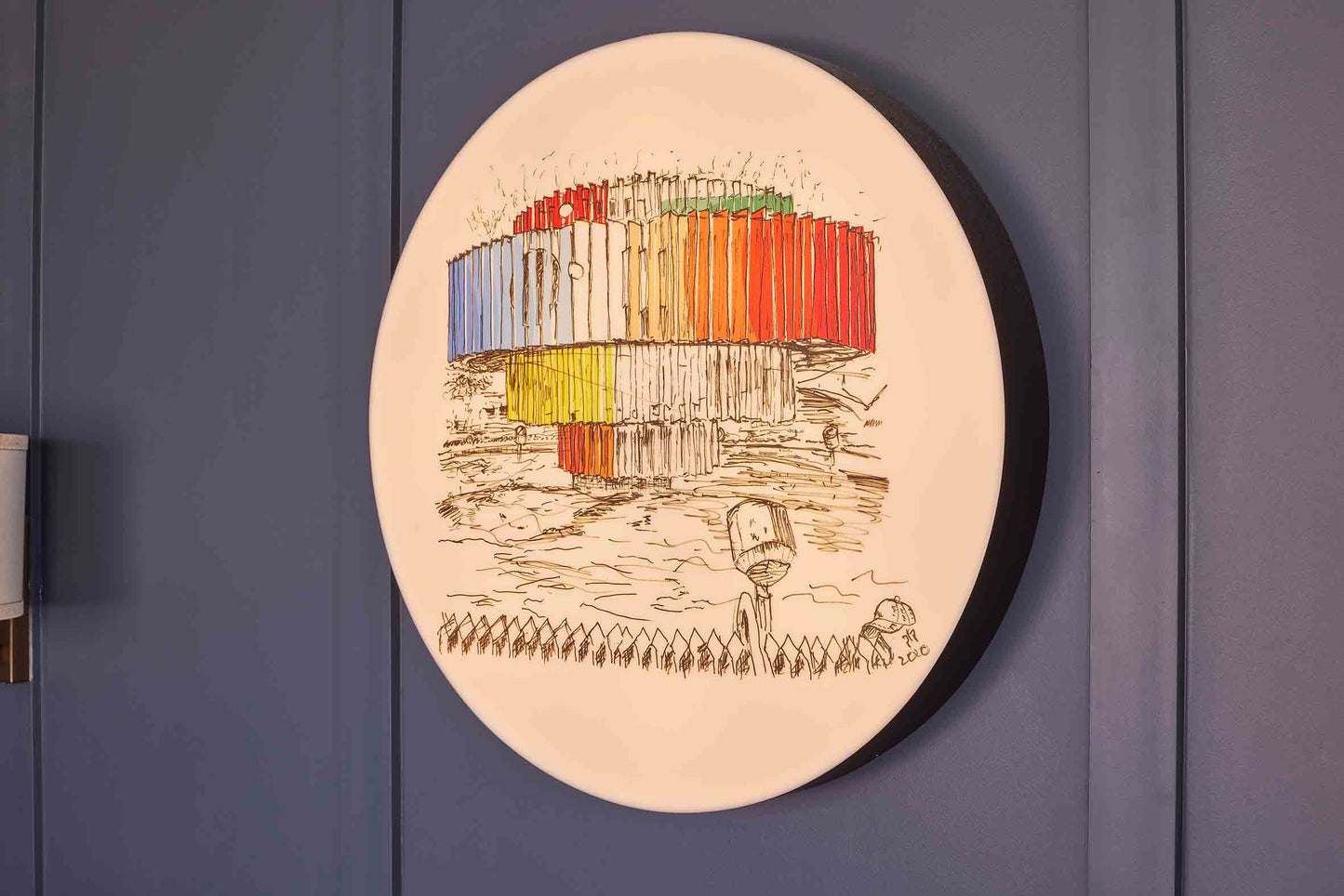 LIGHT BOX TEL AVIV DIZENGOFF SQUARE FOUNTAIN