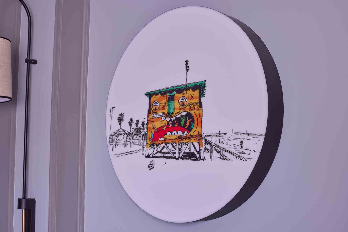 LIGHT BOX TEL AVIV LIFEGUARD HOUSE AVIV BEACH