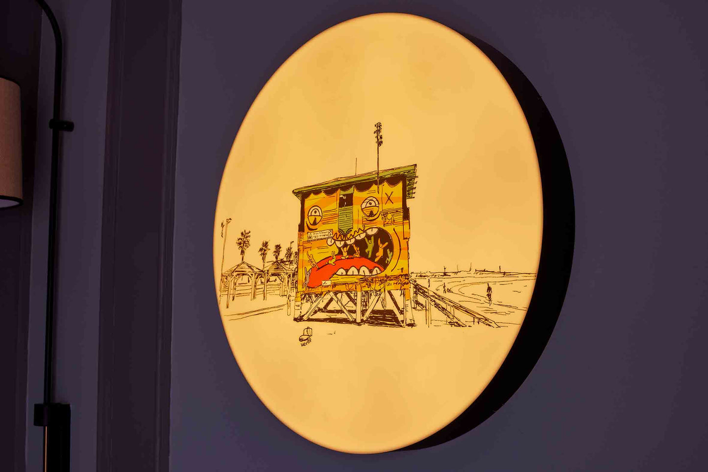 LIGHT BOX TEL AVIV LIFEGUARD HOUSE AVIV BEACH