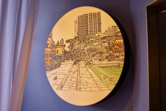 LIGHT BOX TEL AVIV ROTHSCHILD BOULEVARD CORNER ALLENBY STREET