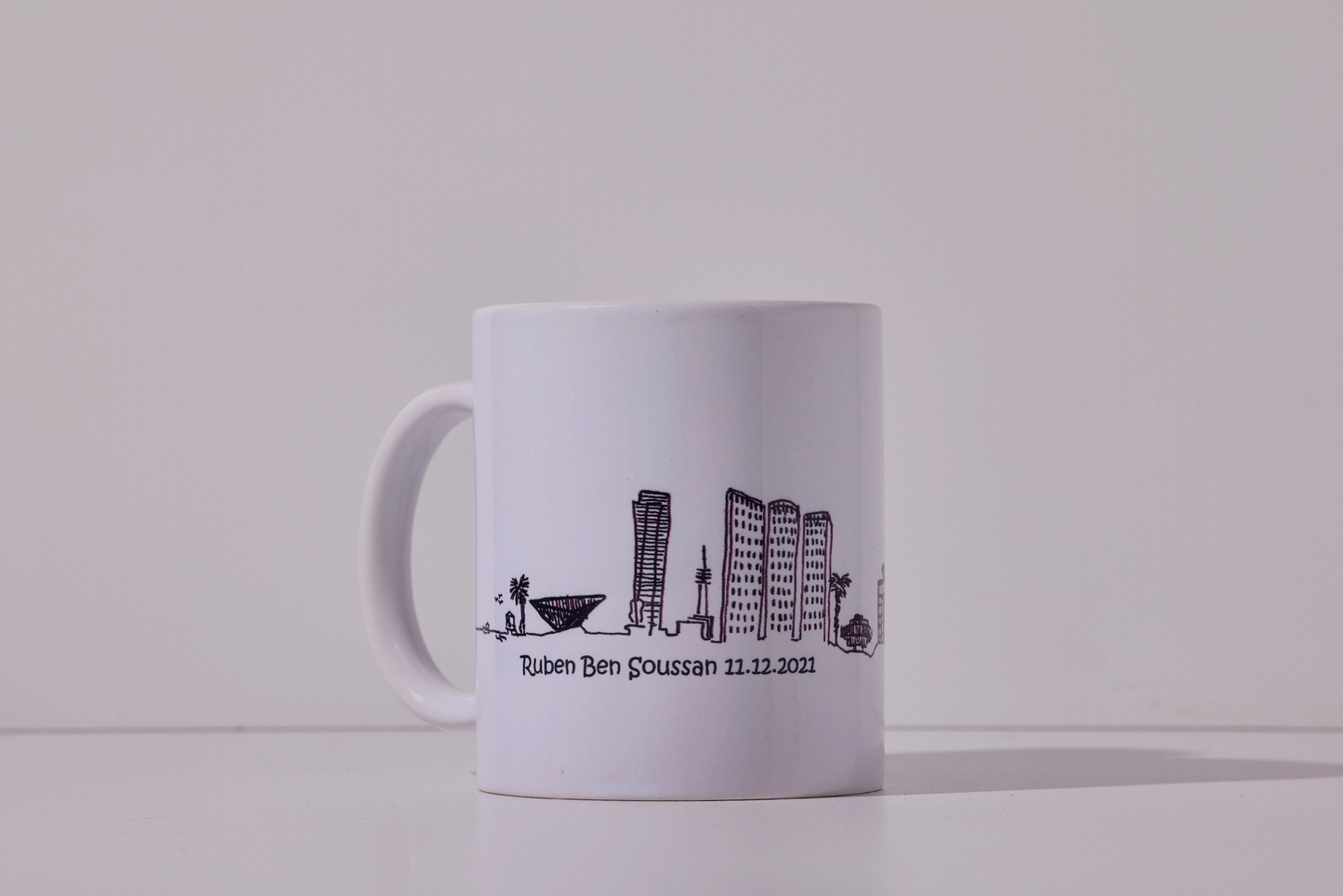 CERAMIC MUG SKYLINE TEL AVIV
