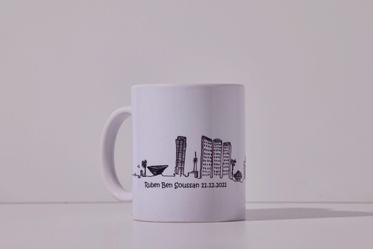 CERAMIC MUG SKYLINE TEL AVIV