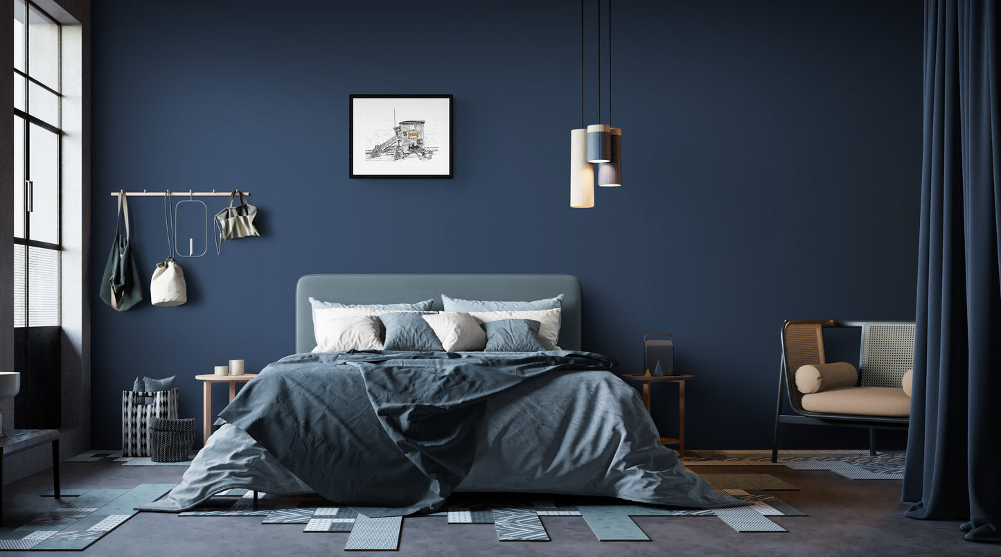 ART PRINT LIMITED LIFEGUARD HOUSE MIDDLE TEL AVIV BOGRASHOV BEACH