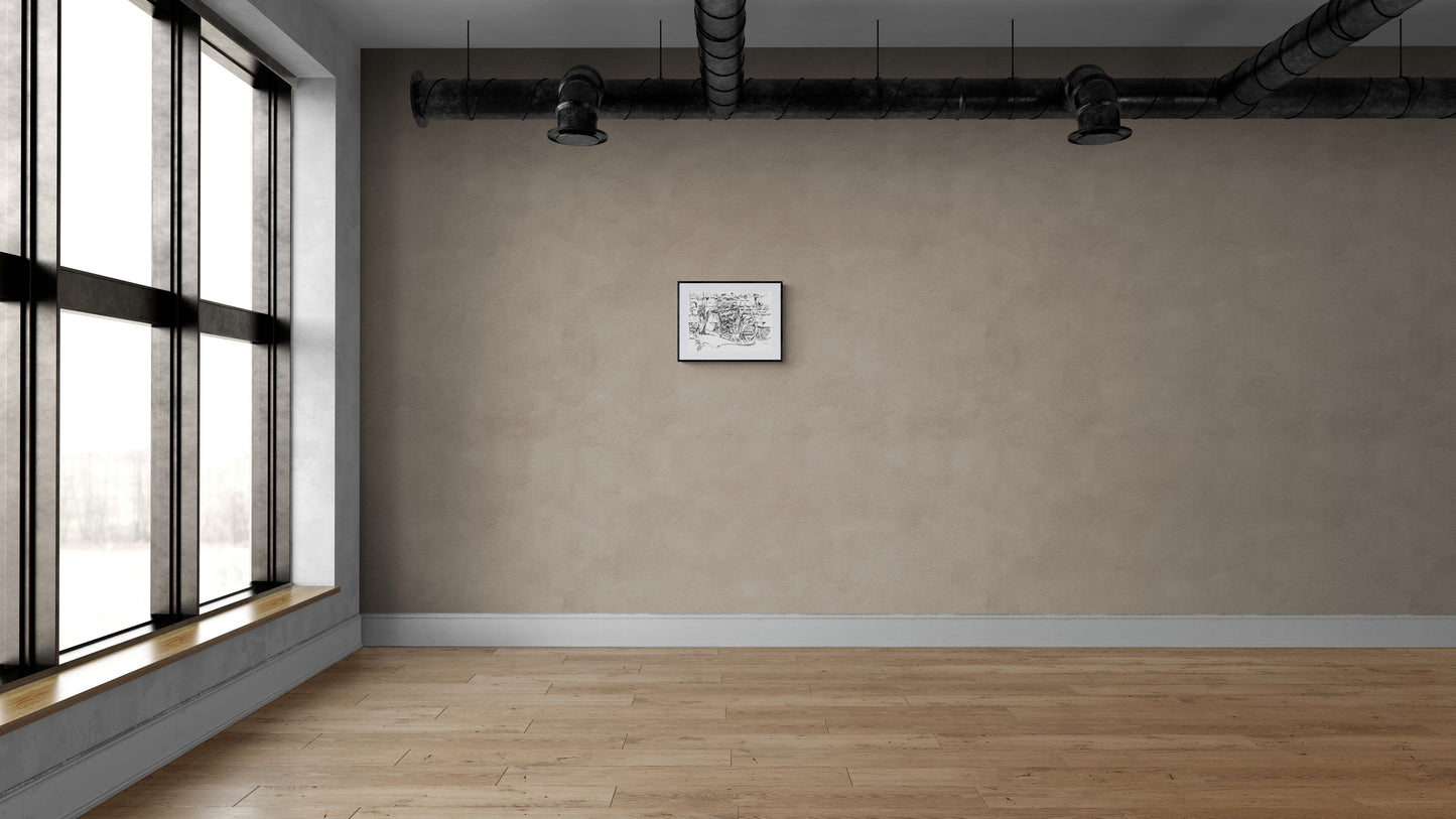 ART PRINT LIMITED THE REBBE FROM NEW YORK CITY