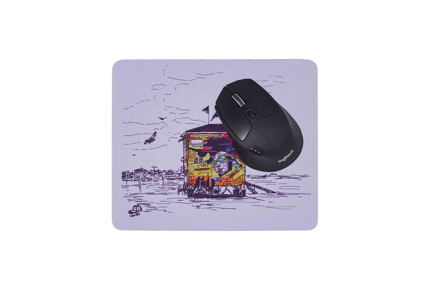 MOUSE PAD LIFEGUARD HOUSE GLASSES TEL AVIV