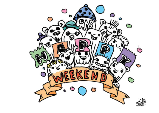 POSTAL CARD HAPPY WEEKEND