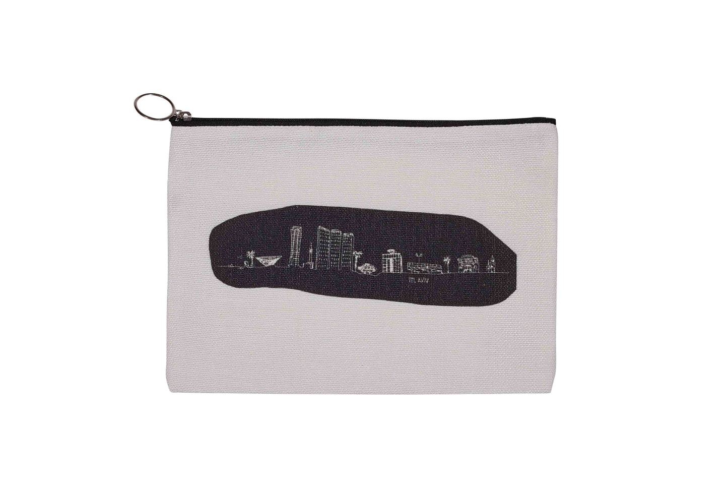 POUCH BAG TEL AVIV SKYLINE