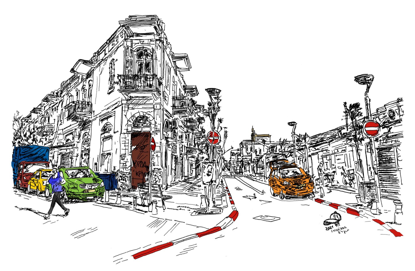 ART PRINT LIMITED SHUK JAFFA FLEE MARKET TEL AVIV