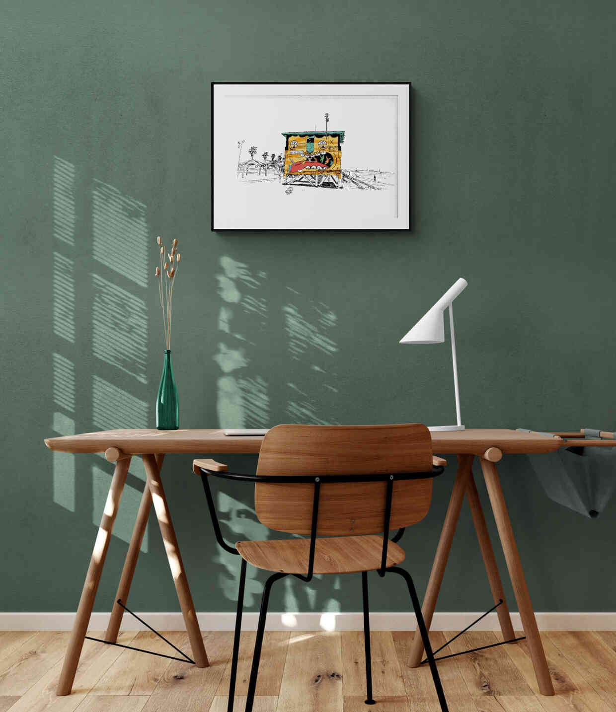 ART PRINT LIMITED LIFEGUARD HOUSE MOUTH TEL AVIV AVIV BEACH