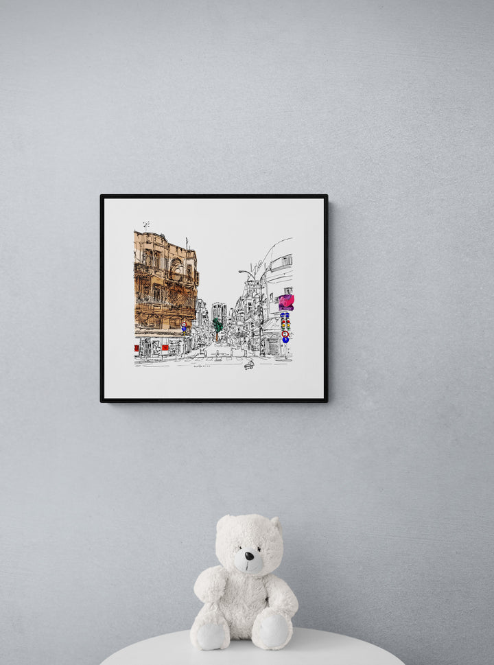 LIMITED ART PRINT SHUK LEVINSKY TEL AVIV A4