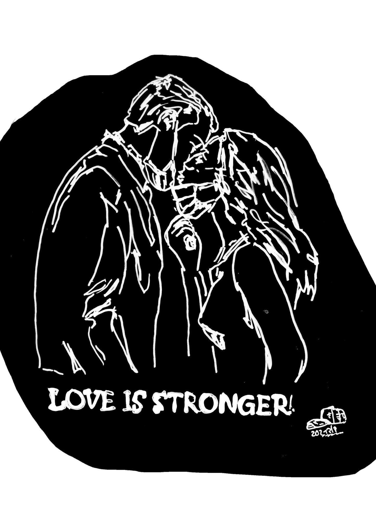 PRINT LOVE IS STRONGER!
